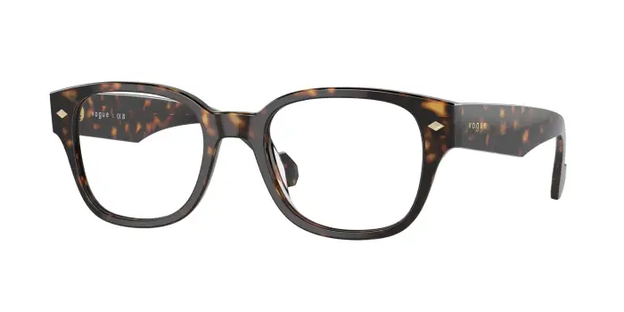 VOGUE EYEWEAR Uomo VO5529 W656 Montature da vista Acetato Marrone Pillow Normale
