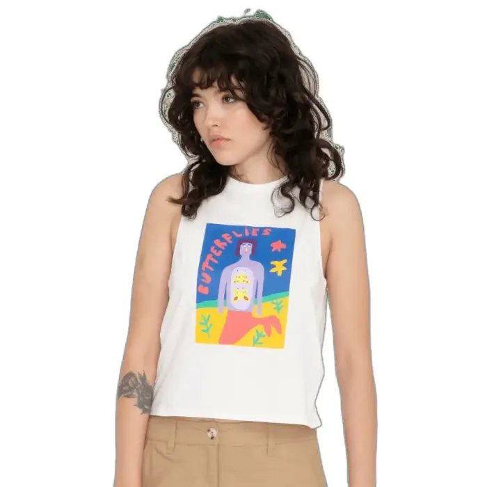 Volcom Canottiera da donna Arthur Longo Blanc