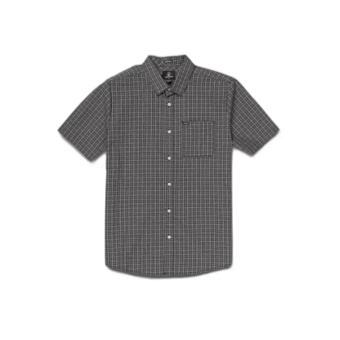 Mini camicia a quadri in tessuto Volcom Noir