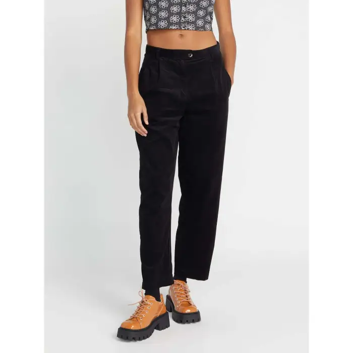 Pantaloni da donna Volcom Histone Noir