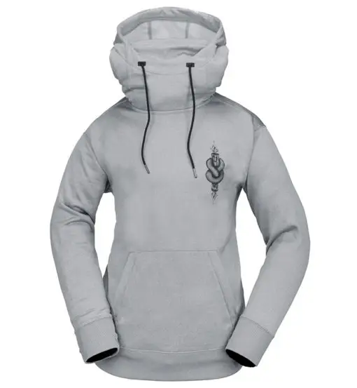 Volcom Riding Hydro W - felpa in pile - donna Grey