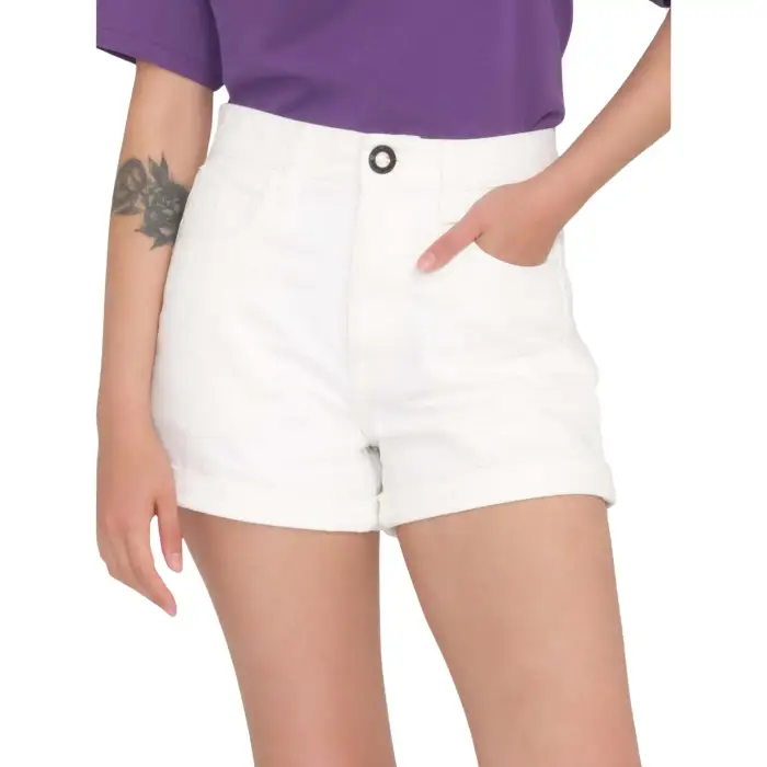 Volcom Short Weellow Blanc
