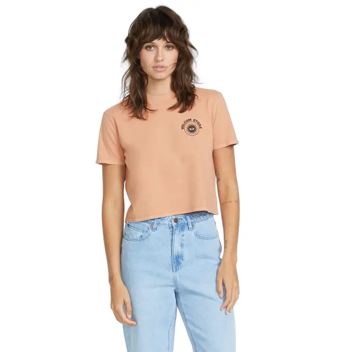Volcom T-shirt da donna Dial Marron