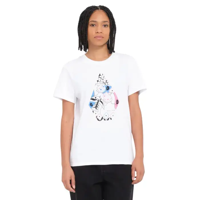 Volcom T-shirt da donna Radical Daze Blanc