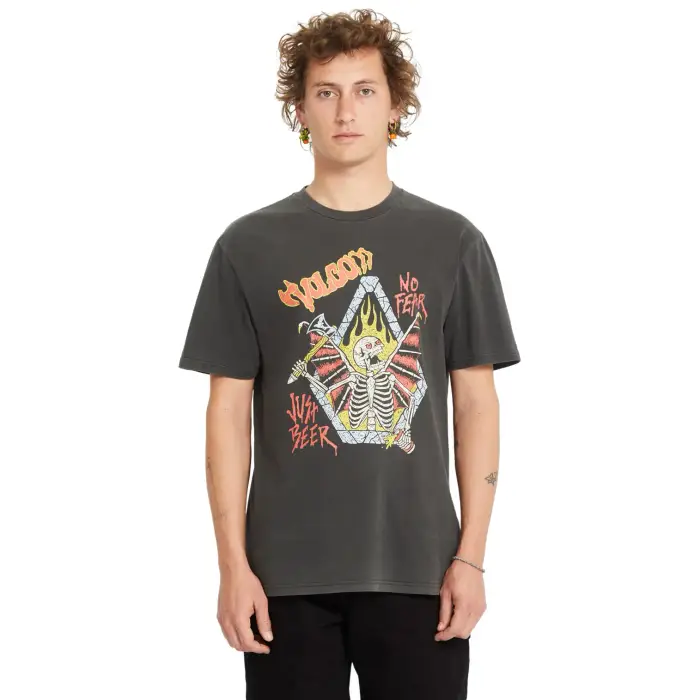 Volcom T-shirt Just Beer Noir