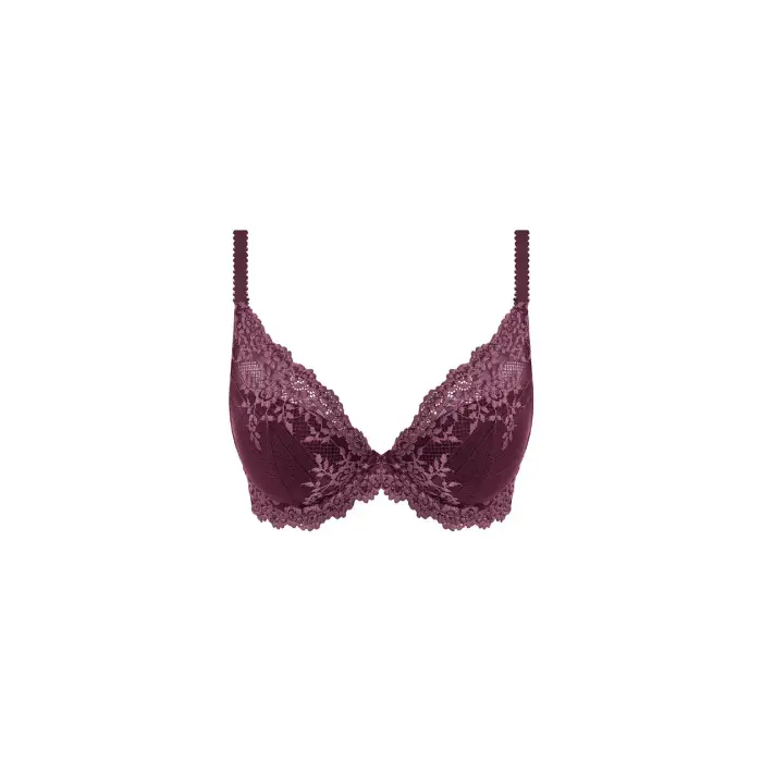 Reggiseno donna con scollatura profonda Wacoal Embrace Lace Violet