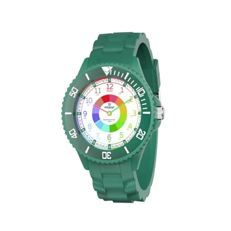 WeaxiTex Orologio per bambini, Orologio per bambini per ragazzi e ragazze, orologio da polso educativo per
