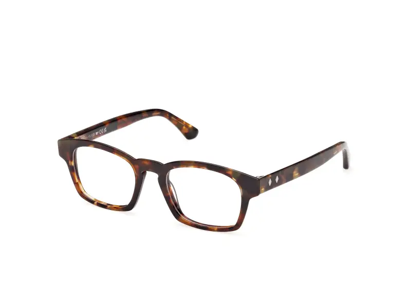 Web Uomo WE5460 052 Montature da vista Acetato Havana Squadrata Normale
