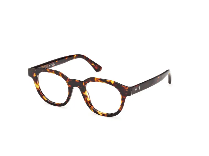 Web Uomo WE5461 055 Montature da vista Acetato Havana Rotonda Normale
