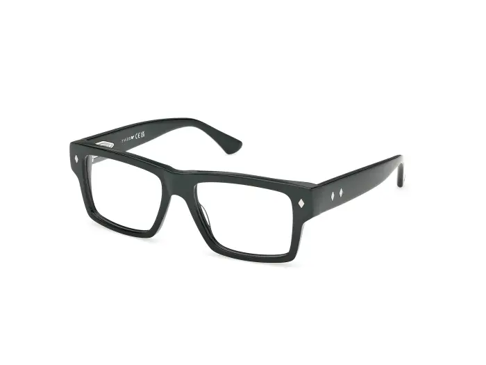 Web Uomo WE5415 096 Montature da vista Acetato Verde Squadrata Normale