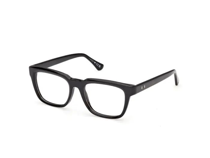Web Uomo WE5469 005 Montature da vista Acetato Nero Squadrata Normale