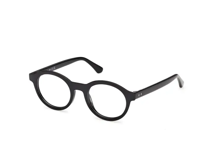 Web Uomo WE5472 001 Montature da vista Acetato Nero Rotonda Normale