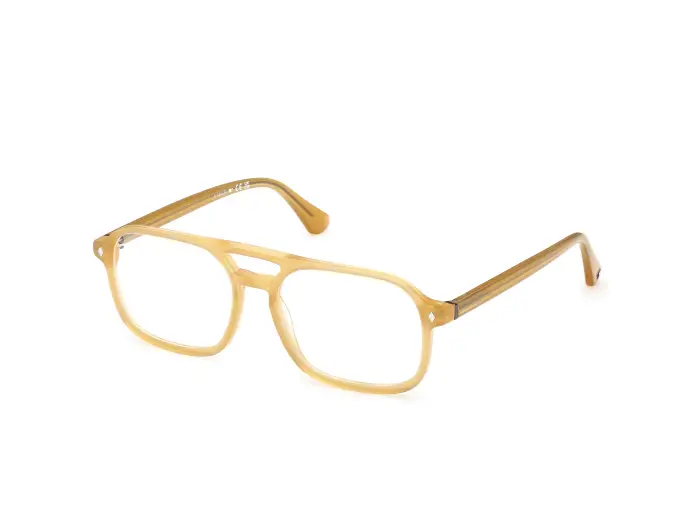 Web Uomo WE5473 041 Montature da vista Acetato Giallo Squadrata Normale