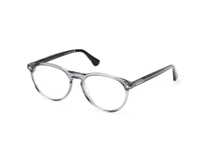 Web Uomo WE5474 020 Montature da vista Acetato Grigio Rotonda Normale