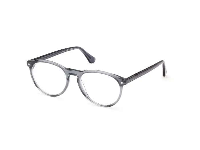 Web Uomo WE5474 090 Montature da vista Acetato Blu Rotonda Normale