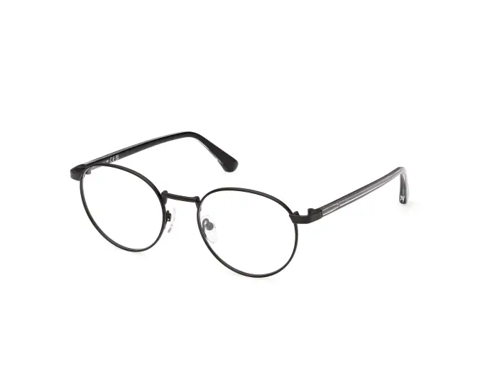 Web Uomo WE5476 002 Montature da vista Nero Rotonda Normale