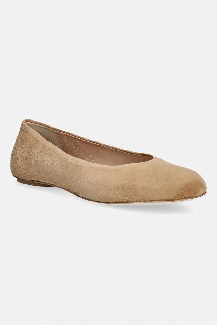 Weekend Max Mara ballerine in scamoscio Marrone