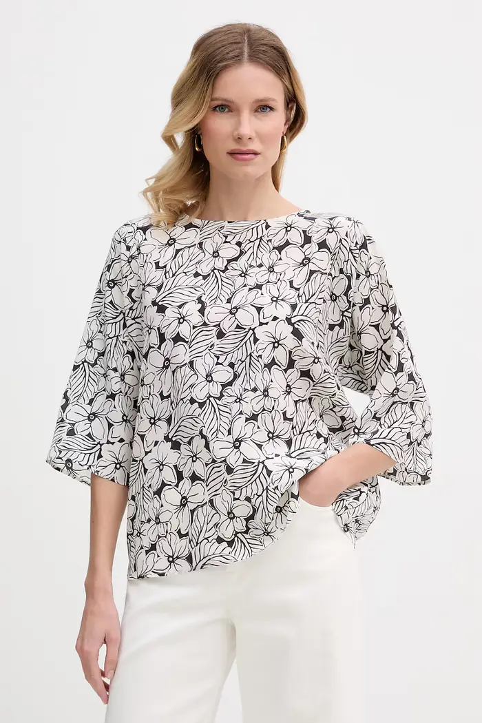 Weekend Max Mara camicetta da donna in seta GINNICO Bianco