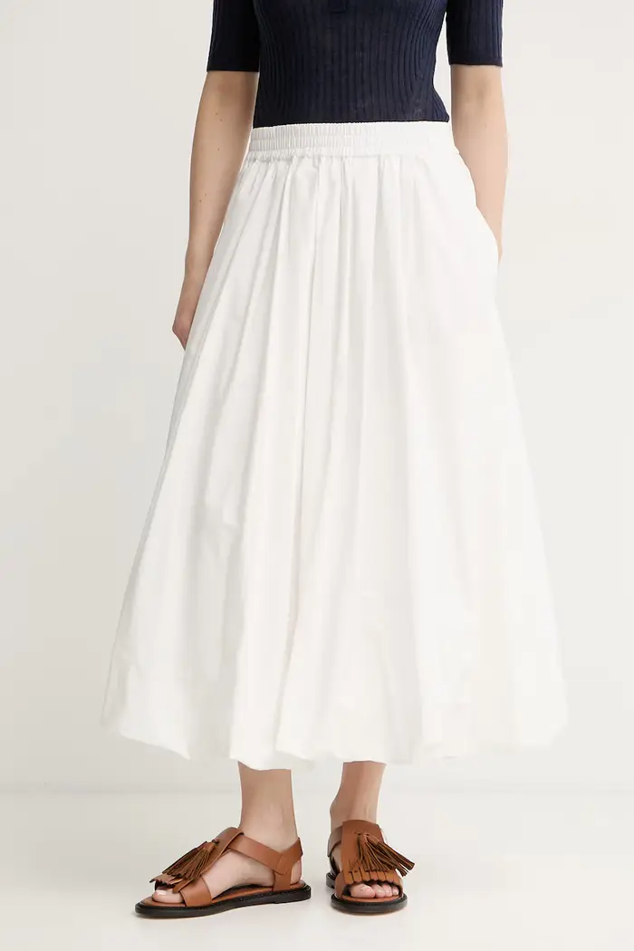 Weekend Max Mara gonna bomber in cotone Bianco