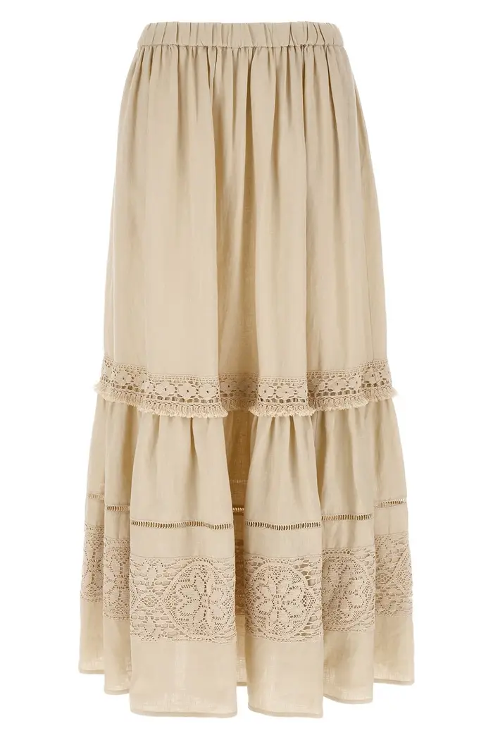 WEEKEND MAX MARA Gonna Wkipallore Capsule Mediterranean Ease Beige