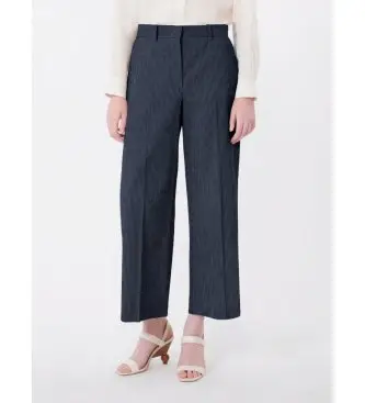 Weekend Max Mara per donna 2615131062600 Pantaloni blu Wkdmarina, Casual, Cotone, Navy