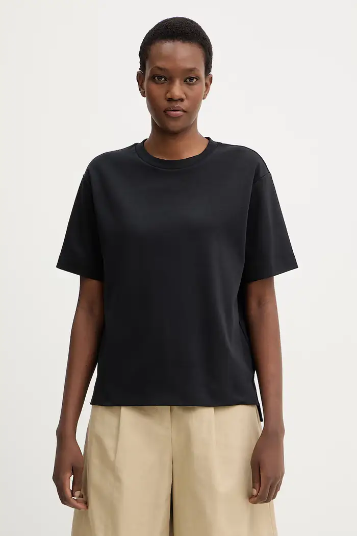 Weekend Max Mara t-shirt in cotone MULTID Nero