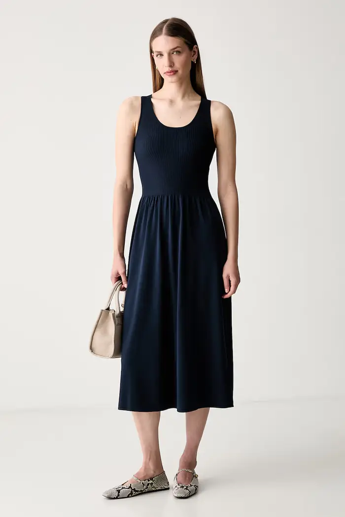 Weekend Max Mara vestito maglione con viscosa WKDCALIBRI Blu navy