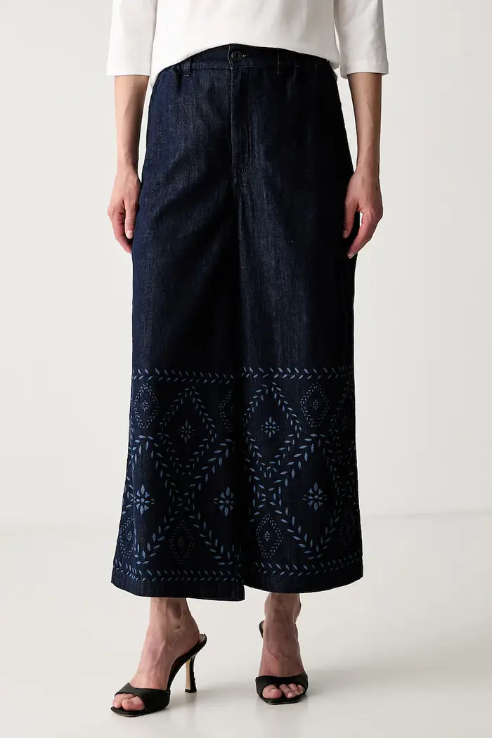 Weekend Max Mara wide leg da donna WKDLAMPADA Blu navy