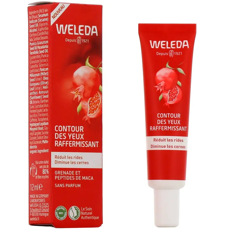 Weleda Contorno occhi rassodante Melograno e peptidi di maca 12 ml