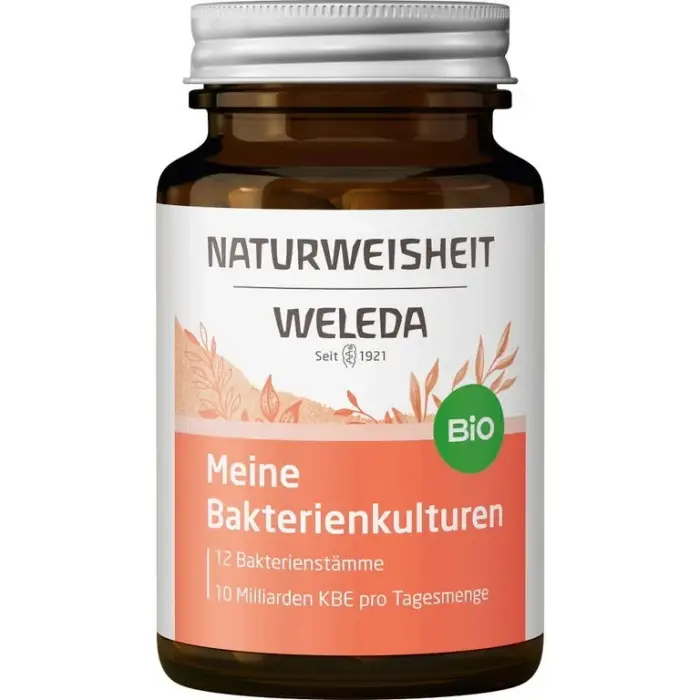 Weleda Integratore Alimentare Bio “Colture Batteriche”, 40 Capsule
