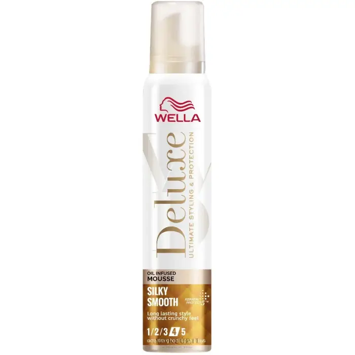 Wella Deluxe Silky Smooth Mousse styling 200 ml - Mousse styling