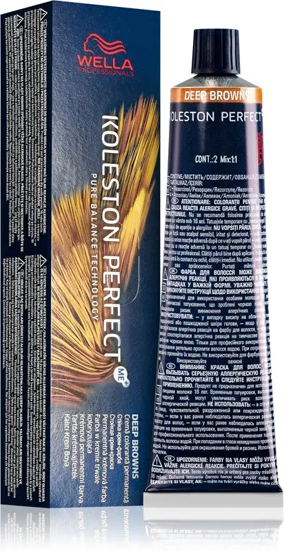 Wella Koleston Perfect Me ossidante 60 ml+ tintura per capelli 60 ml 7