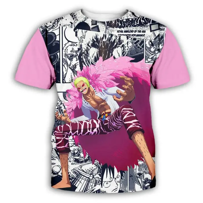 Wengy 2 Anime One Piece Rufy Moda Bambini Ragazzo Ragazza Bambini T Shirt 3D Casual Estate Uomo Donna Cartoon Divertente T-Shirt Tops Tees