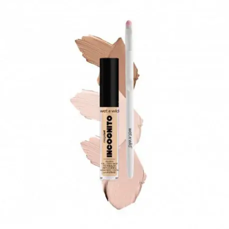 Wet n wild Megalast Incognito Correttore All day + Pennello Per Correttore Piccolo Light medium