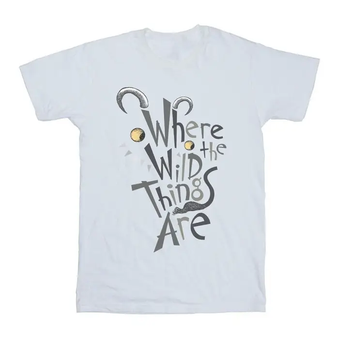 T-shirt & Polo Where The Wild Things Are Monster Logo Bianco