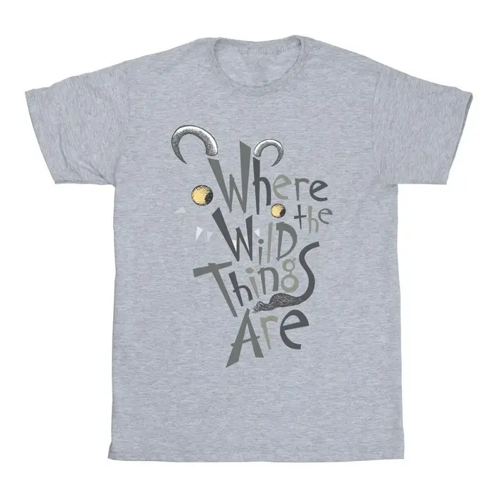 T-shirt & Polo Where The Wild Things Are Monster Logo Grigio
