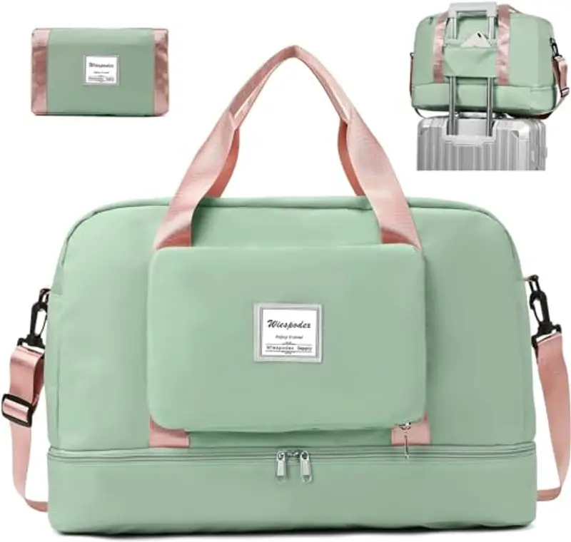 Wiespodex Borsone da viaggio Verde 1919316