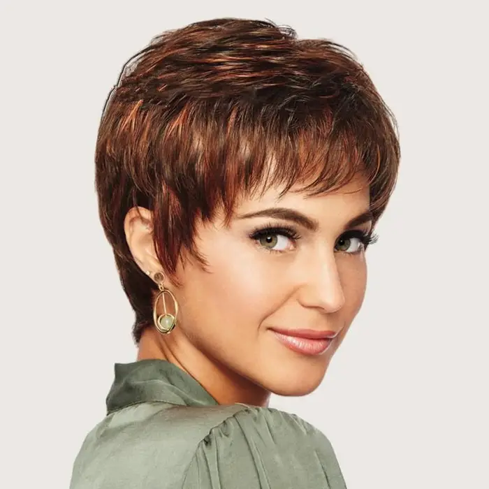 Parrucca sintetica soffice in pizzo anteriore dall aspetto naturale alla moda da donna per la vita di tutti i giorni multicolore