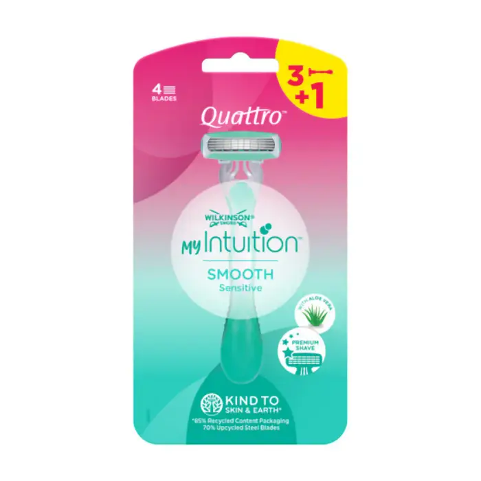 Wilkinson Rasoio Usa E Getta Smooth Sensitive 4 Pz 1 unità