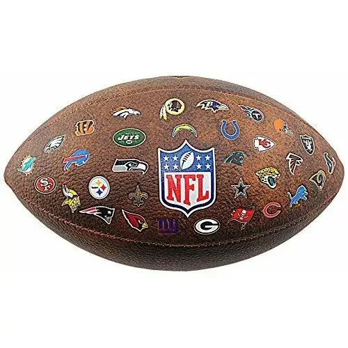 Wilson Palla per bambini NFL Throwback 32 Team Logo Marron