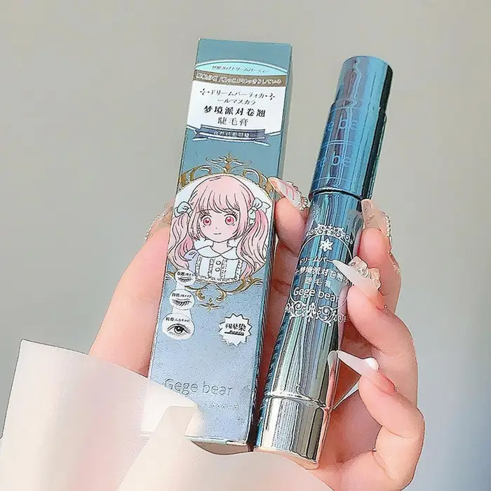 WishLucky Mascara nero in fibra di seta, estensione ciglia impermeabile a lunga durata, mascara arricciacapelli allungante, trucco