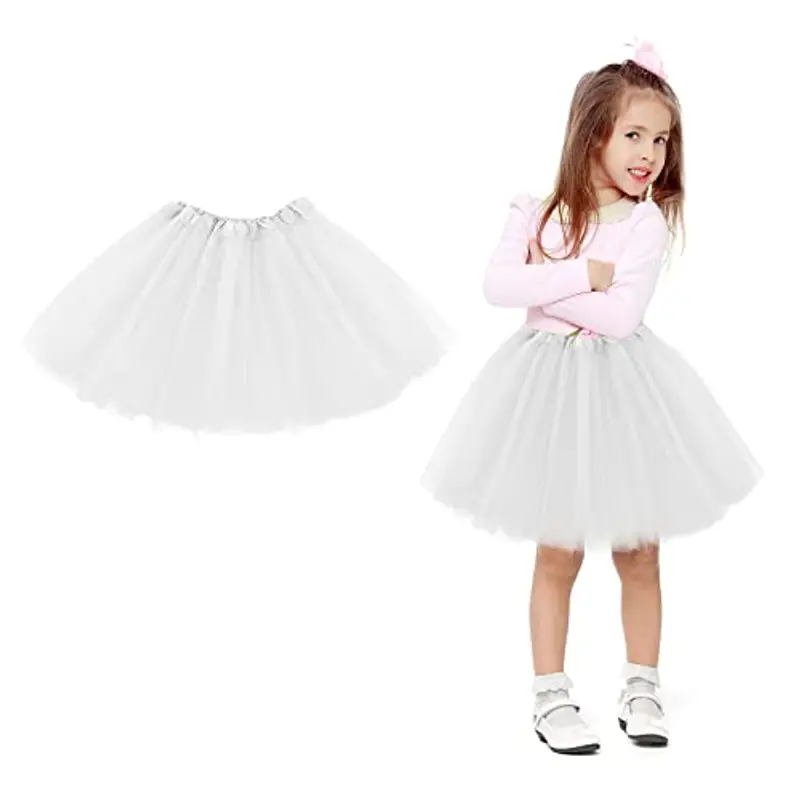 WLLHYF Tutù Gonna A 3 Strati, In Tulle, A Forma Di Stella, Per Balletto Per Bambini, Per Natale Feste Di Compleanno