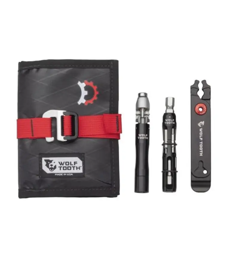 Wolf Tooth ToolCash Kit EnCase con pinze - custodia con attrezzi Black