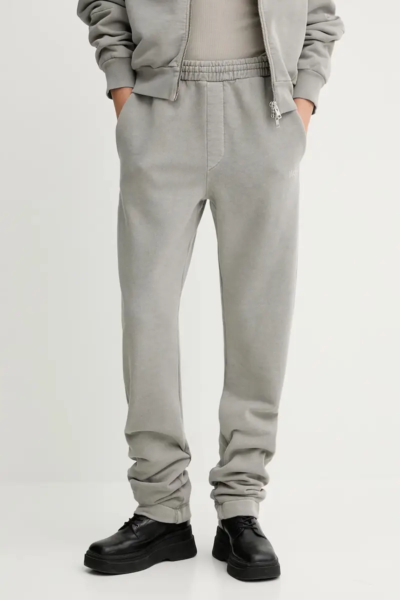 Won Hundred pantaloni tuta di cotone donna colore grigio 3693-12082