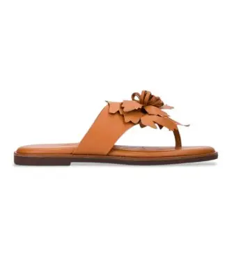 Wonders per donna AB-1587K_5338_2725 Sandali Musa 87K in pelle marrone, Basso, Nessuno, Casual