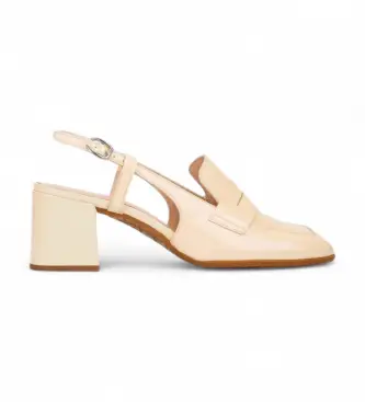 Wonders per donna H-6803_2024_12114 Scarpe in pelle gialla Anila 03, 3 a 5cm, Fibbia, Casual, Giallo, Classico