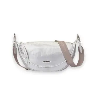 Wonders per donna WB-55030 Borsa Silver Muse (OSFA), Argento, Casual, Nylon
