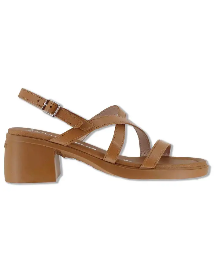 Wonders Slingback in pelle cuoio con fondo extraleggero Donna D-2303 014