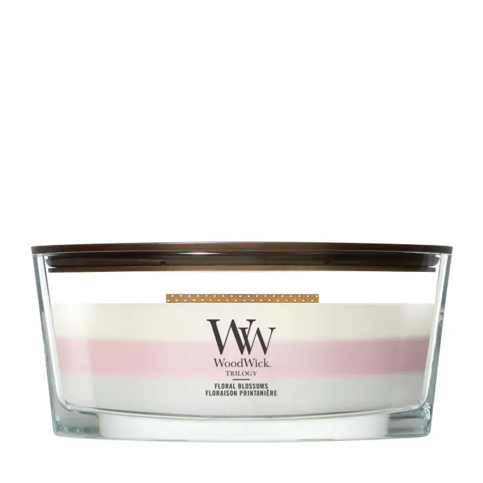 Woodwick Ellipse Candles Floral Blossoms 453g - Candela Profumata