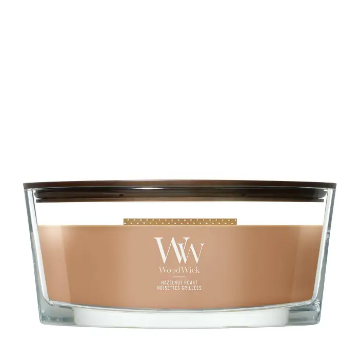 Woodwick Ellipse Candles Hazelnut Roast 453g - Candela Profumata